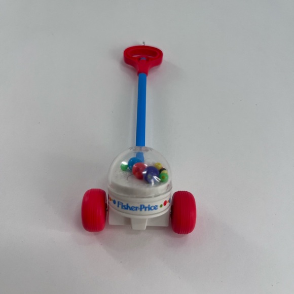 Hallmark Fisher-Price Red and Blue Learning Popper Toy Ornament - Picture 3 of 4